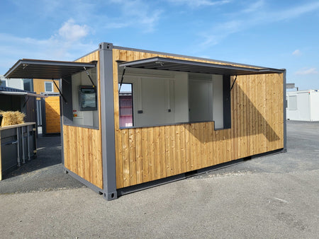 20-FUSS-BARCONTAINER AUS HOLZ