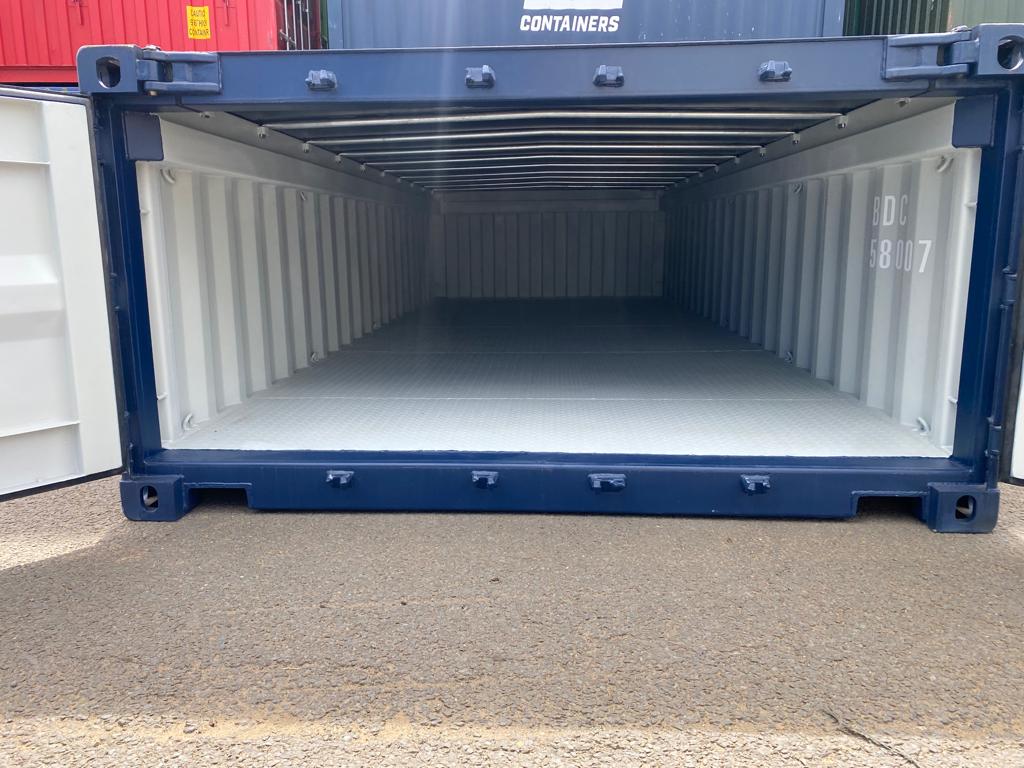 20' OFFENE HALBHÖHEN-CONTAINER MIT OFFENER OBERSEITE