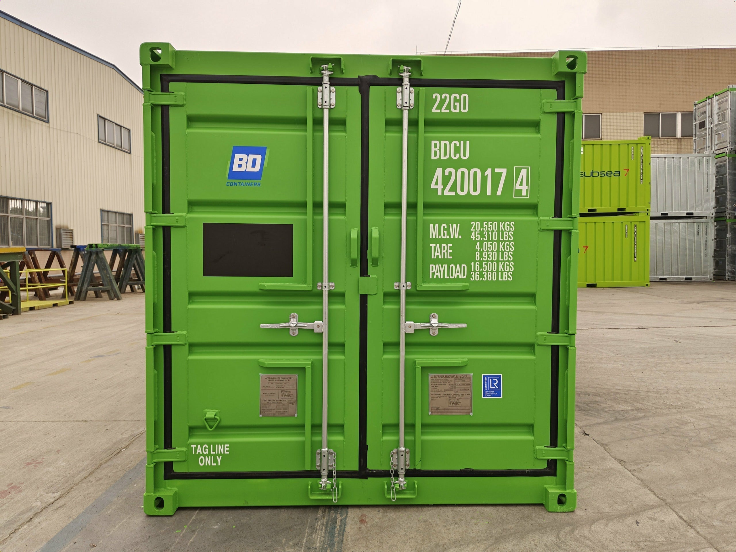 20-Fuß-Seecontainer DNV 2.7-1