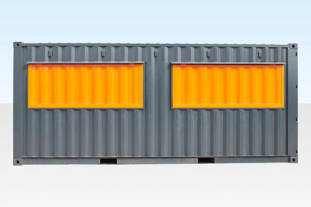 Seecontainer umgebaut zum Café/Bar/Snack-Bar