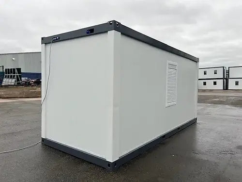 Standard-Bürocontainer mit mittiger Tür