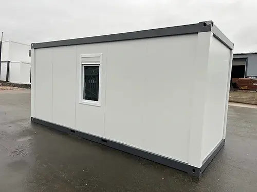 Standard-Bürocontainer mit mittiger Tür