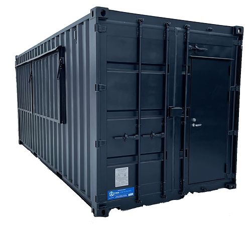 20-Fuß-Container (7,1 m) oder 6-Meter-Seecontainer, ausgestattet für die Nutzung als Bar/Café.