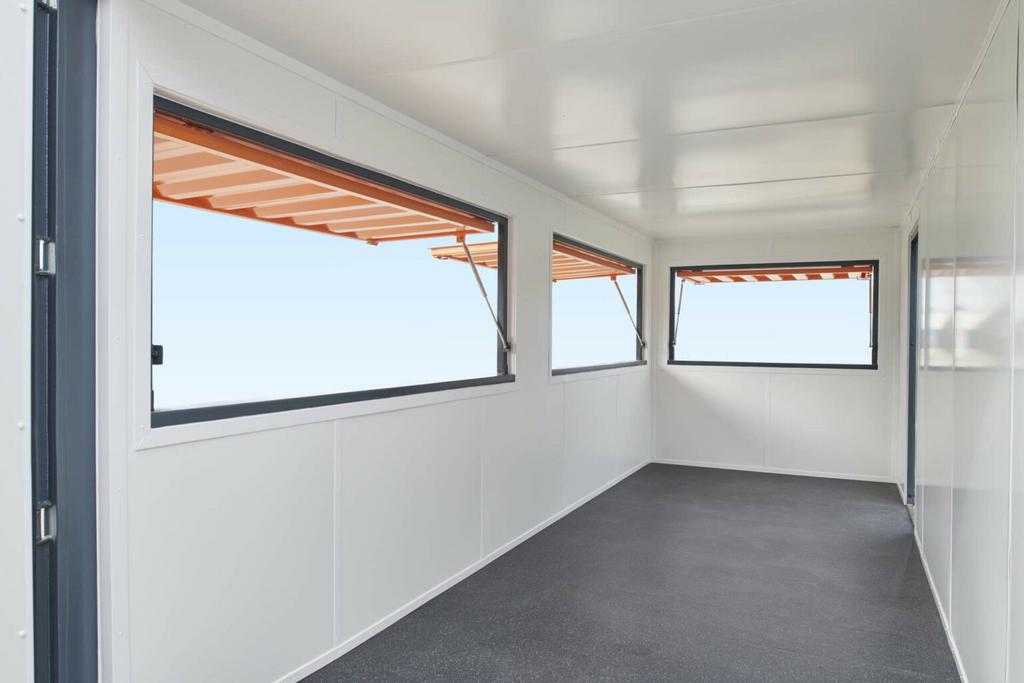 Seecontainer umgebaut zum Café/Bar/Snack-Bar