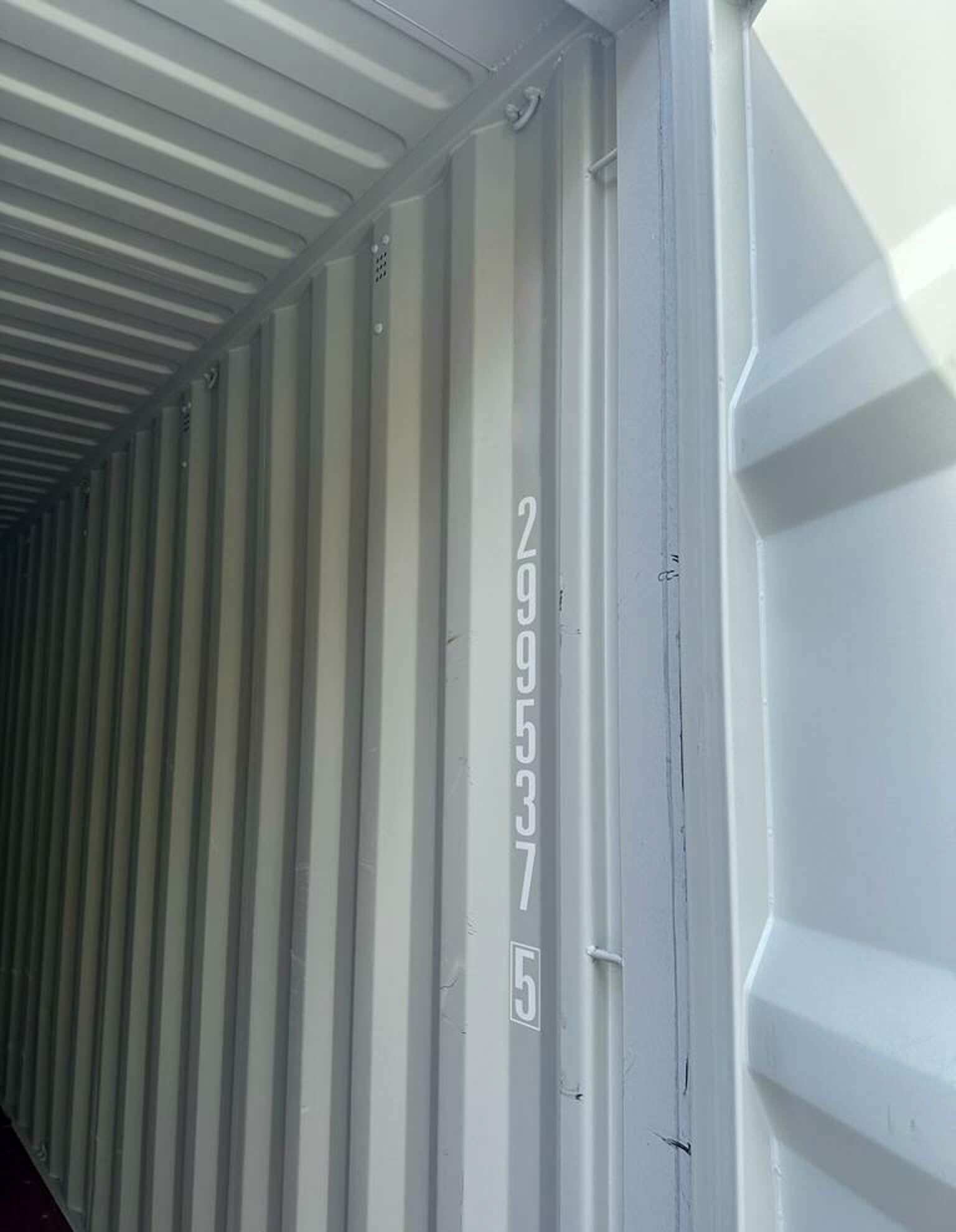 20-Fuß-HC-Seecontainer in RAL 9005