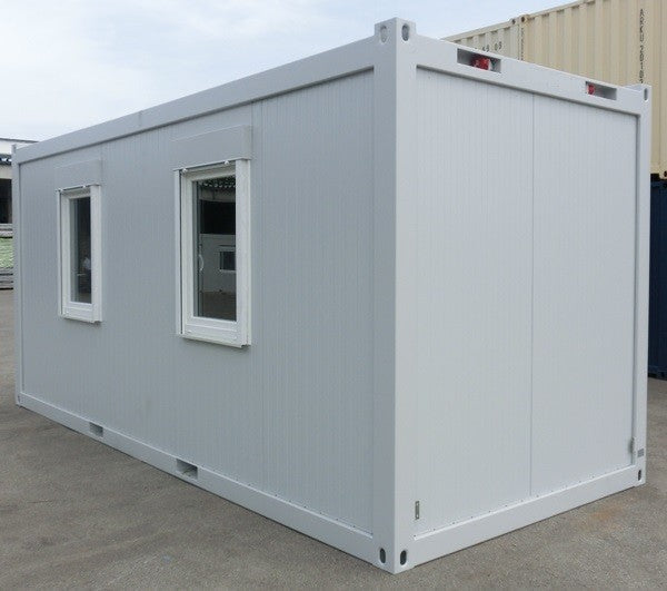 20-Fuß-Container-Modul + 2 Fenster + 1 Tür