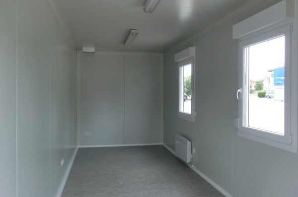 20-Fuß-Container-Modul + 2 Fenster + 1 Tür