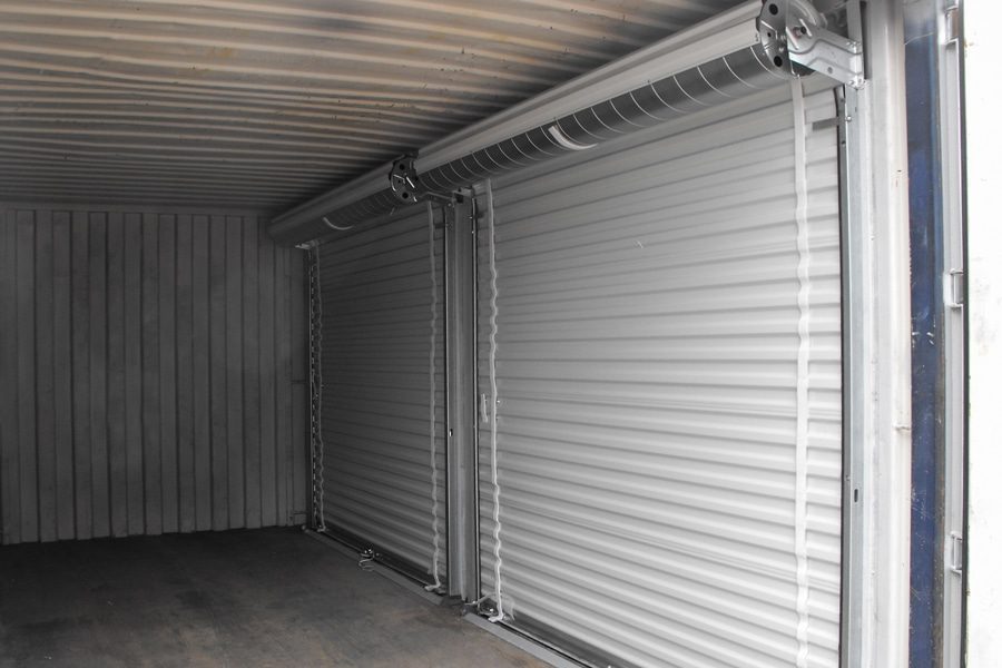 6 Meter Lagercontainer mit 2 Rolltoren.