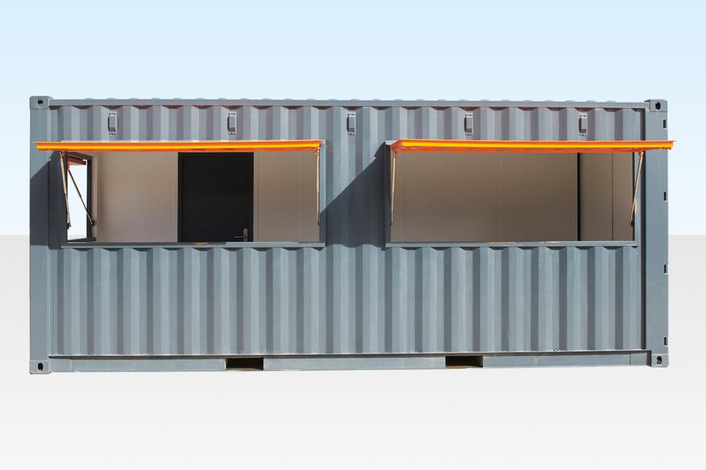 Seecontainer umgebaut zum Café/Bar/Snack-Bar