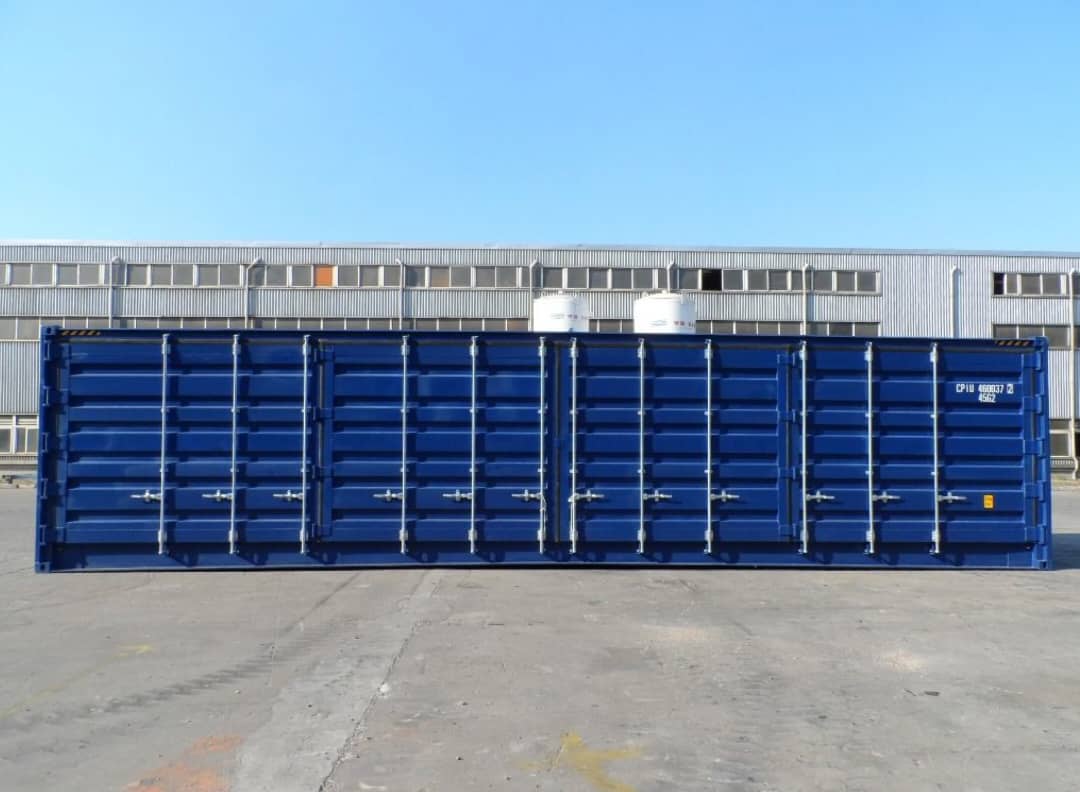 VERSANDCONTAINER (1. FAHRT) MIT SEITENÖFFNUNG, 40 FUSS HOCH
