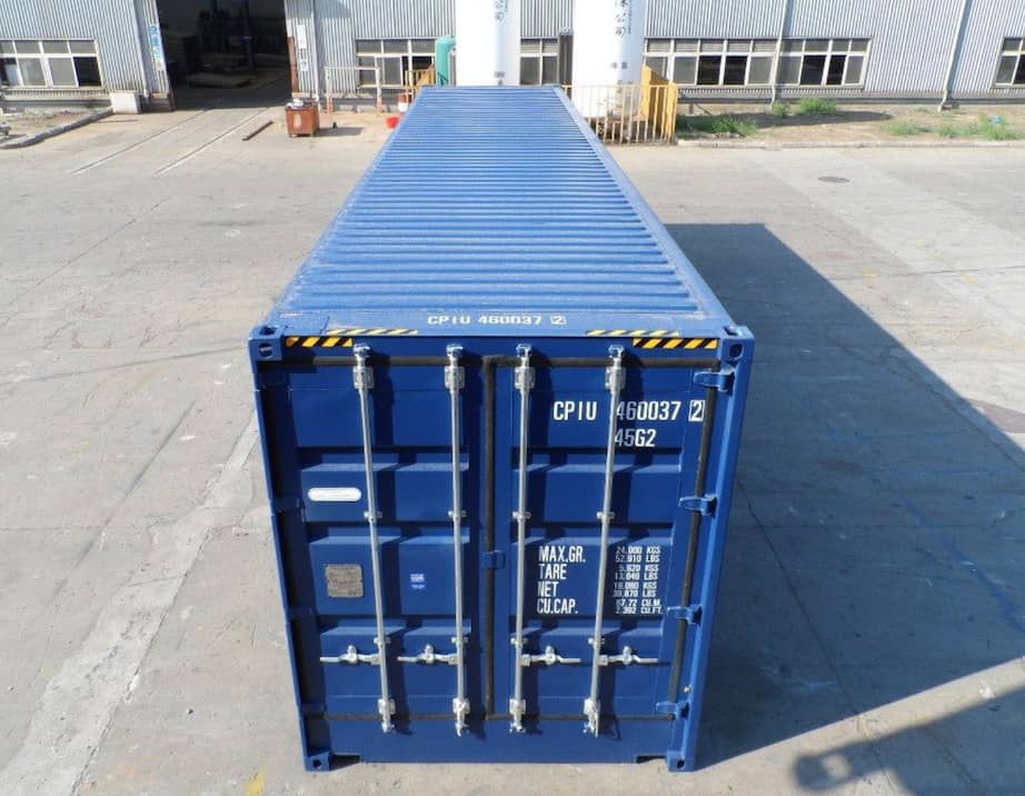 VERSANDCONTAINER (1. FAHRT) MIT SEITENÖFFNUNG, 40 FUSS HOCH