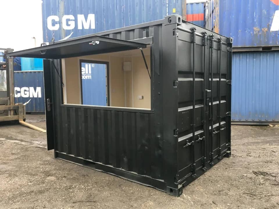3m x 2,4m Überseecontainer für Speisen/Burger/Kaffee - Birmingham