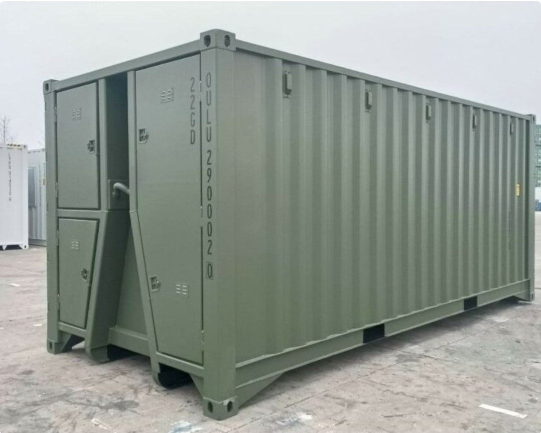 20-Fuß-Container mit vollen Seitenöffnungen