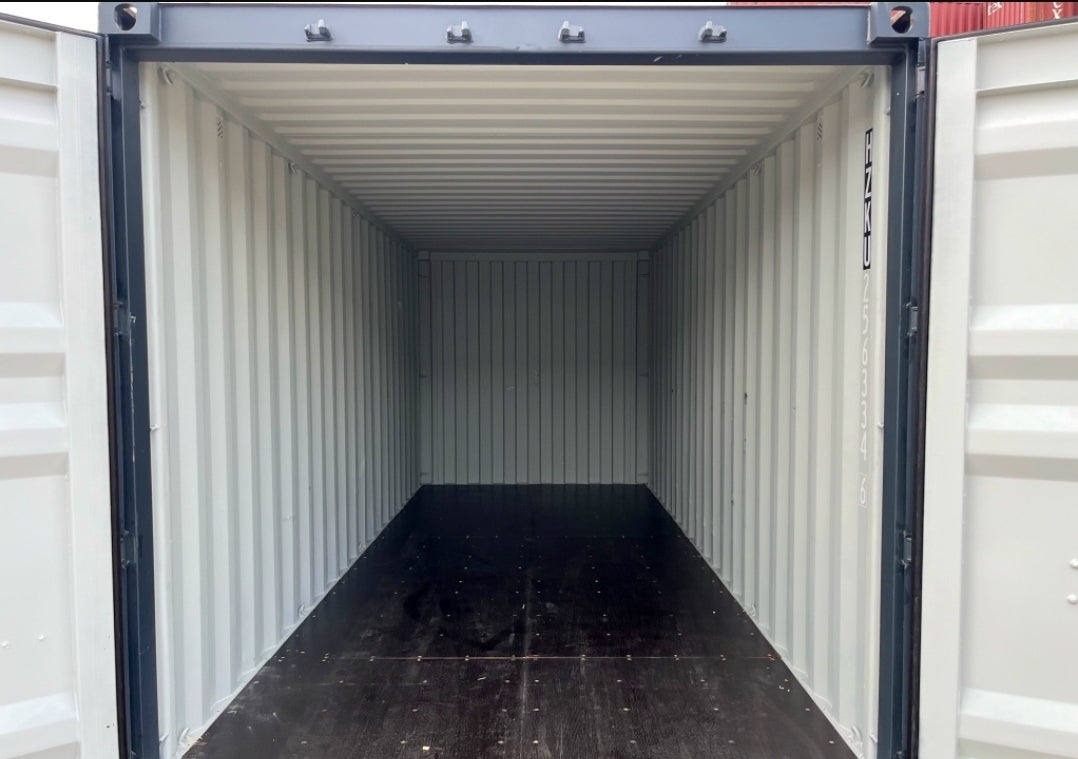 20-Fuß-Container Anthrazitgrau
