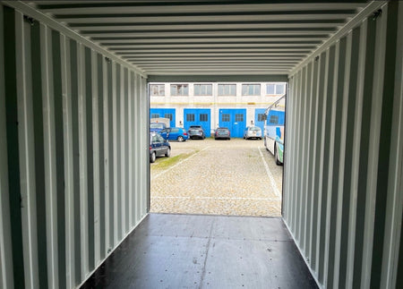 20-Fuß-Container Anthrazitgrau