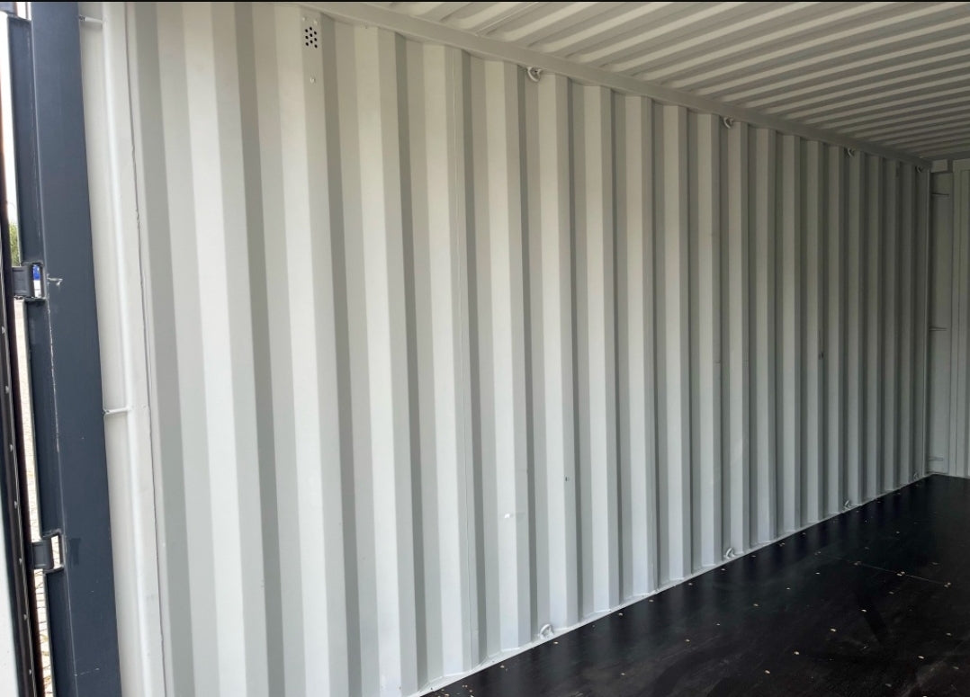 20-Fuß-Container Anthrazitgrau