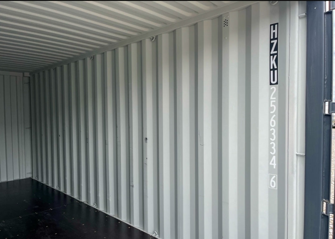 20-Fuß-Container Anthrazitgrau