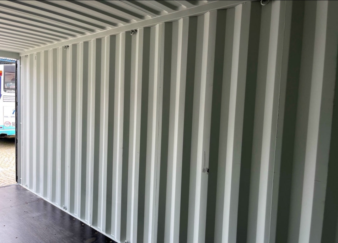 20-Fuß-Container Anthrazitgrau