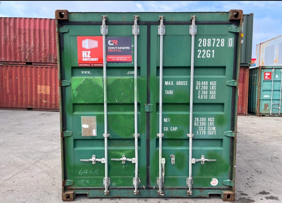 GEBRAUCHTER 20-FUß-VERSANDCONTAINER