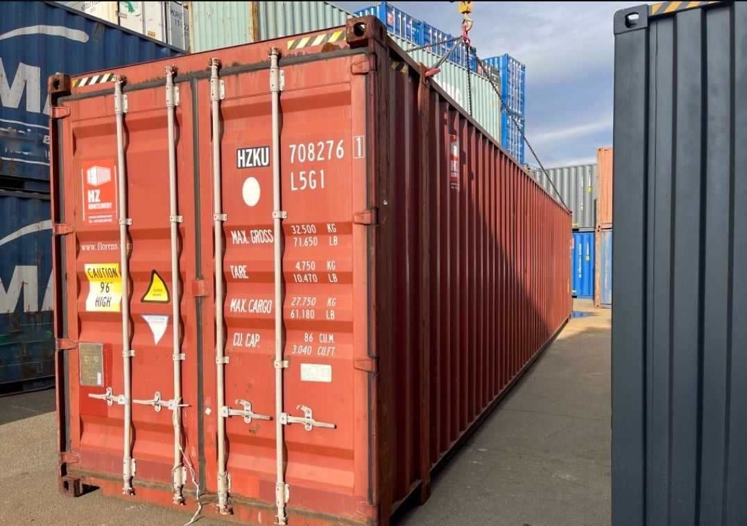 GEBRAUCHTER 45-FUSS HIGH-CUBE-ÜBERSEE-CONTAINER