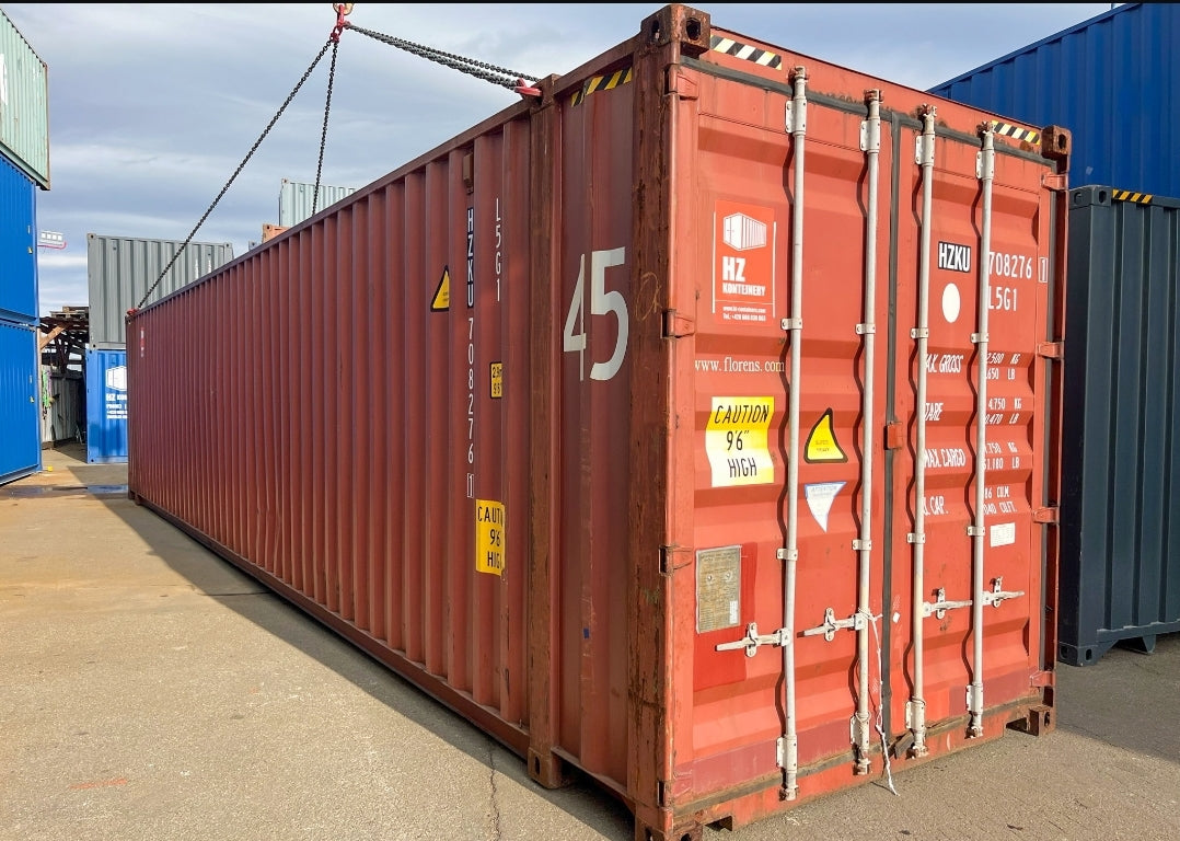 GEBRAUCHTER 45-FUSS HIGH-CUBE-ÜBERSEE-CONTAINER