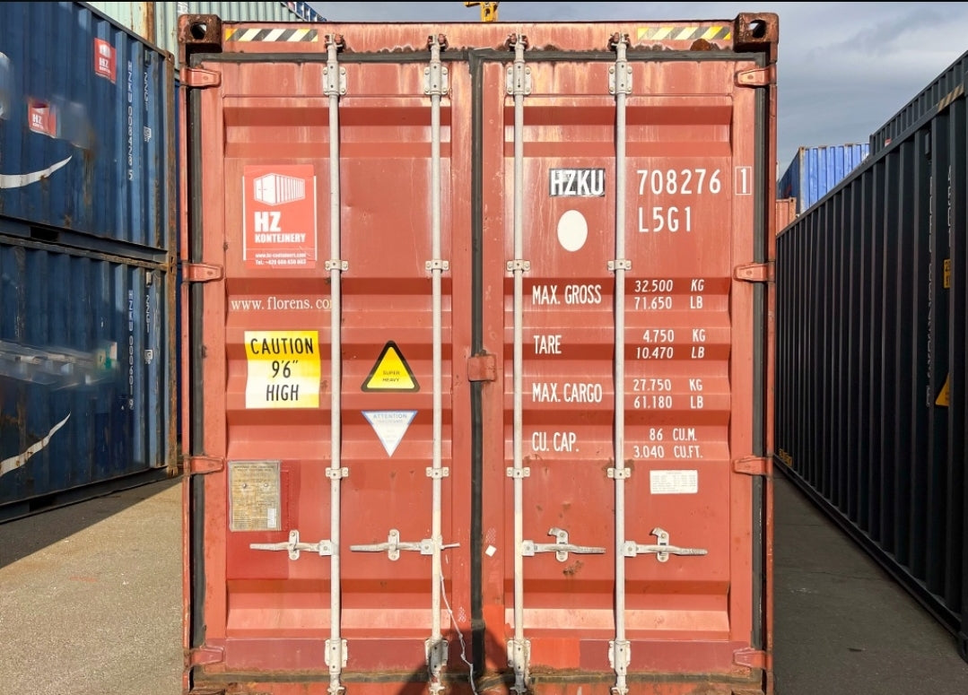 GEBRAUCHTER 45-FUSS HIGH-CUBE-ÜBERSEE-CONTAINER