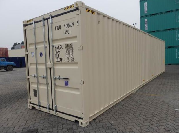 Gebrauchter 40-Fuß-High-Cube-Container für Paletten.