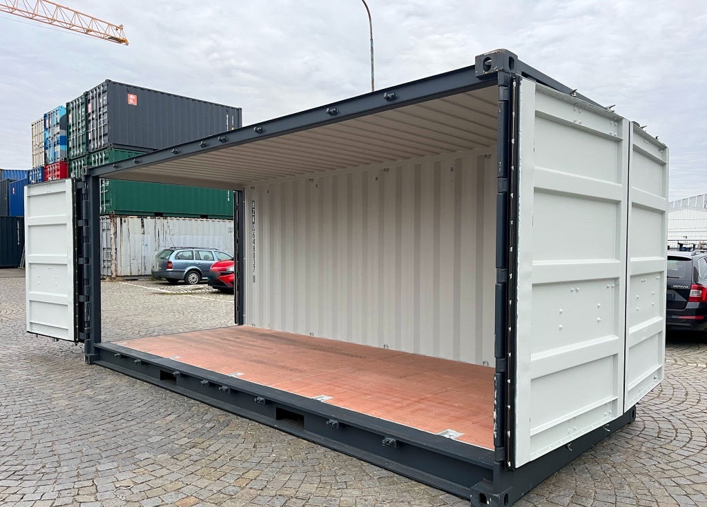Offener Seitencontainer RAL 20 Fuß von 7016