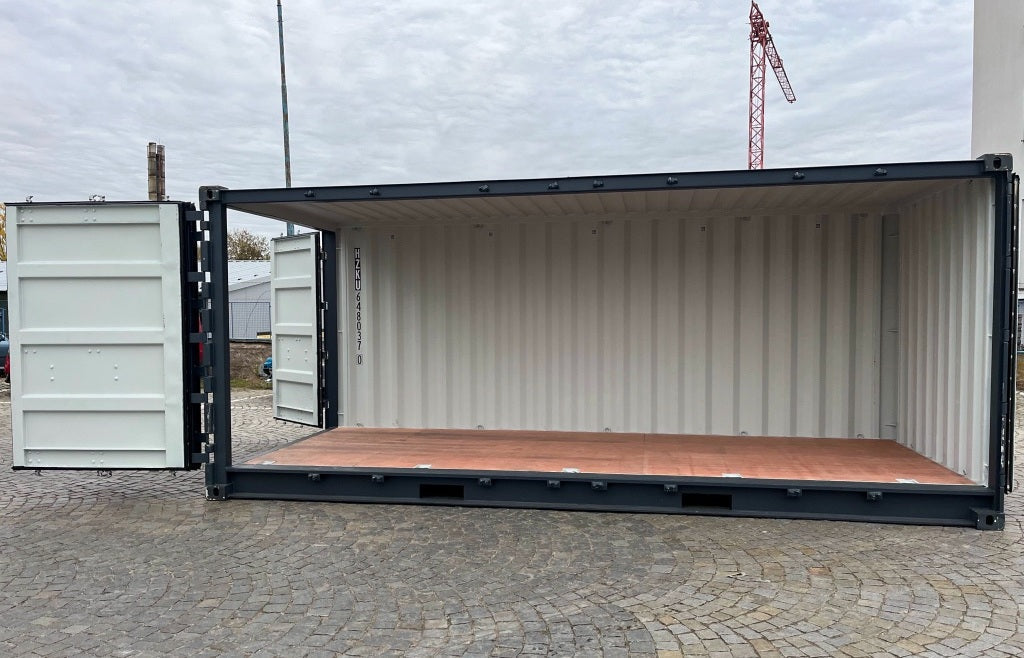 Offener Seitencontainer RAL 20 Fuß von 7016