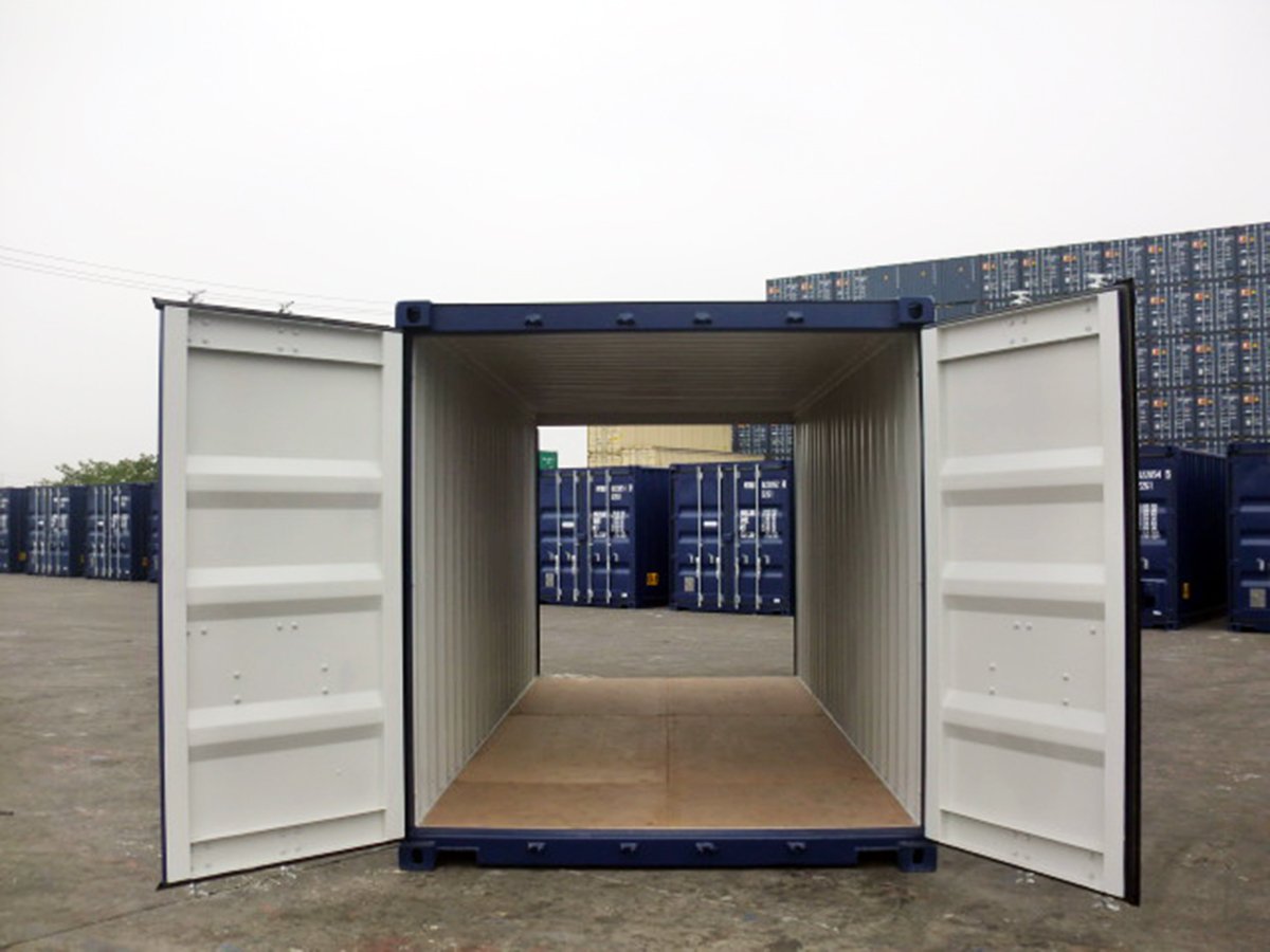 20-Fuß-Doppeltür-Trockencontainer