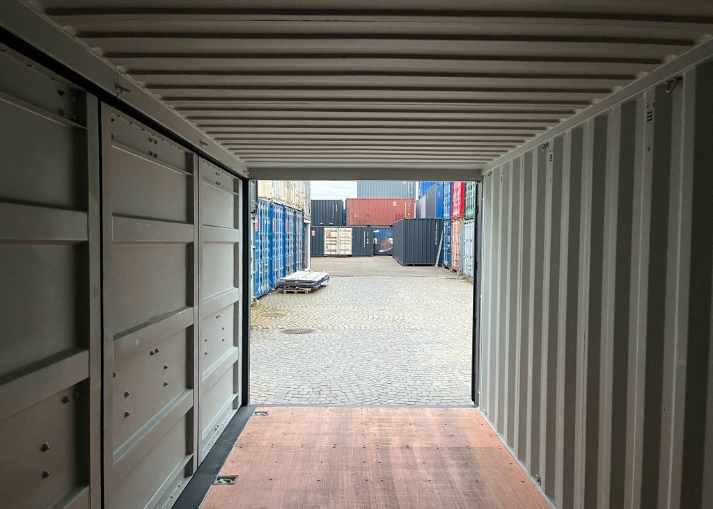 Offener Seitencontainer RAL 20 Fuß von 7016