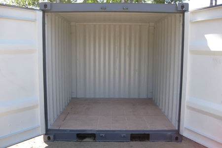 3m x 2,4m Seecontainer (neu) Grau