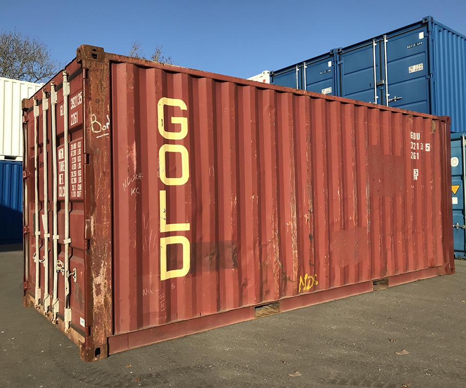 GEBRAUCHTER 20-FUß-VERSANDCONTAINER