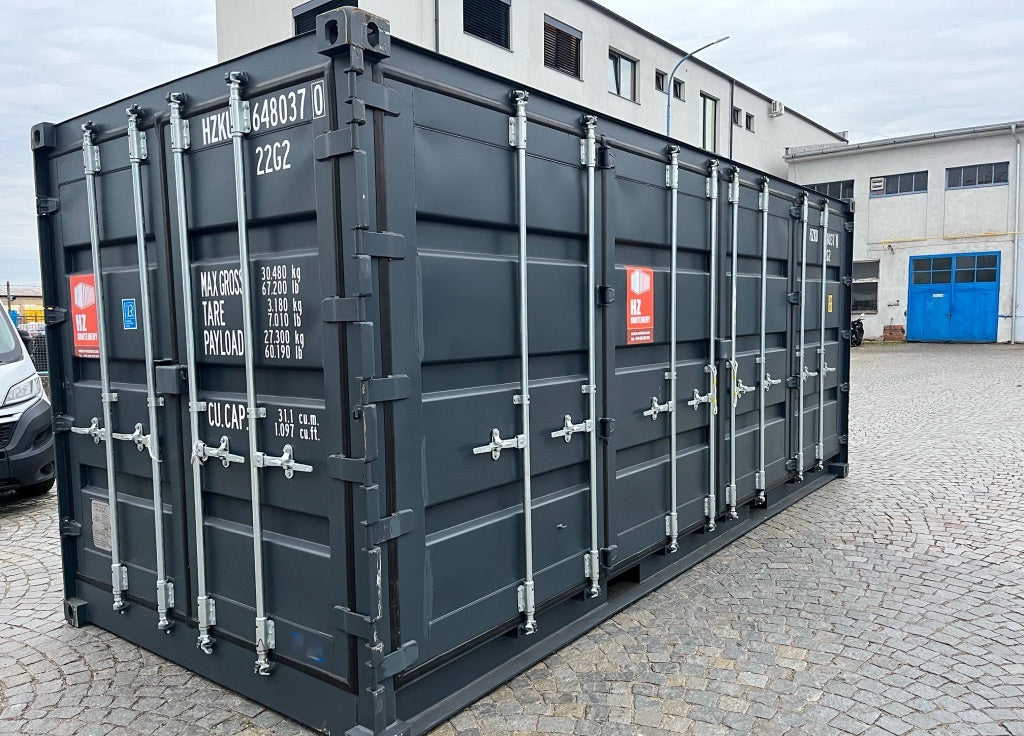 Offener Seitencontainer RAL 20 Fuß von 7016