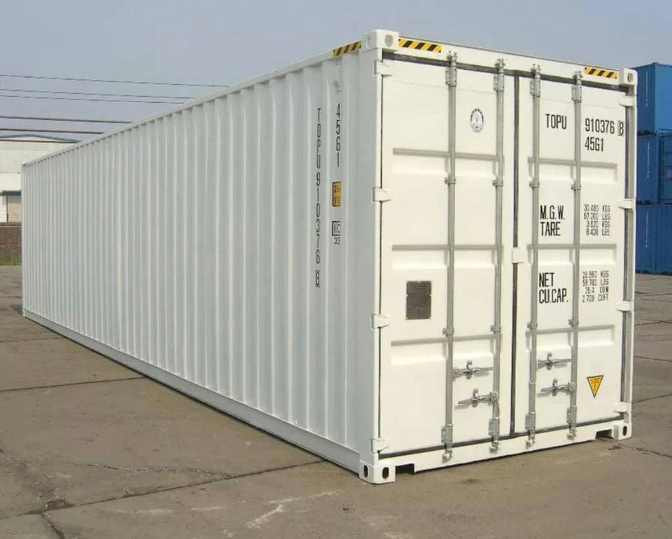 WEISSER 40-FUSS-VERSANDCONTAINER - NEU