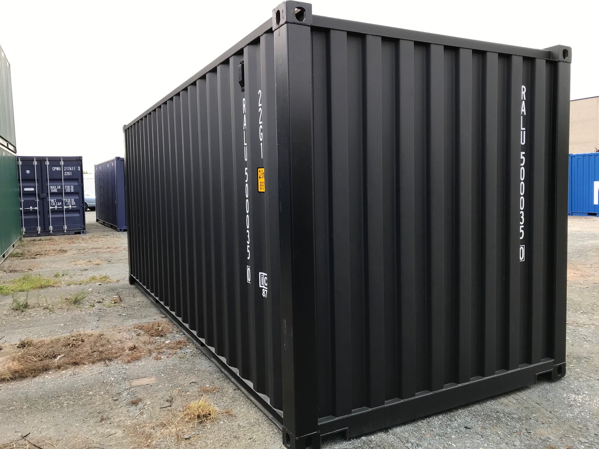 20-FUSS SCHWARZER VERSANDCONTAINER (STD) ERSTE REISE