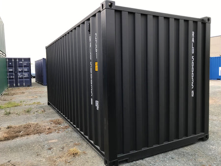 20-FUSS SCHWARZER VERSANDCONTAINER (STD) ERSTE REISE