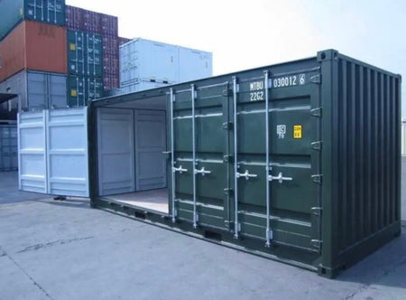 20-FUSS-SEEFRACHTCONTAINER MIT SEITLICHER ÖFFNUNG - WIE NEU