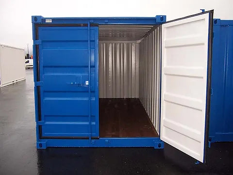 BLAUER 15-FUẞ-CONTAINER – NEU