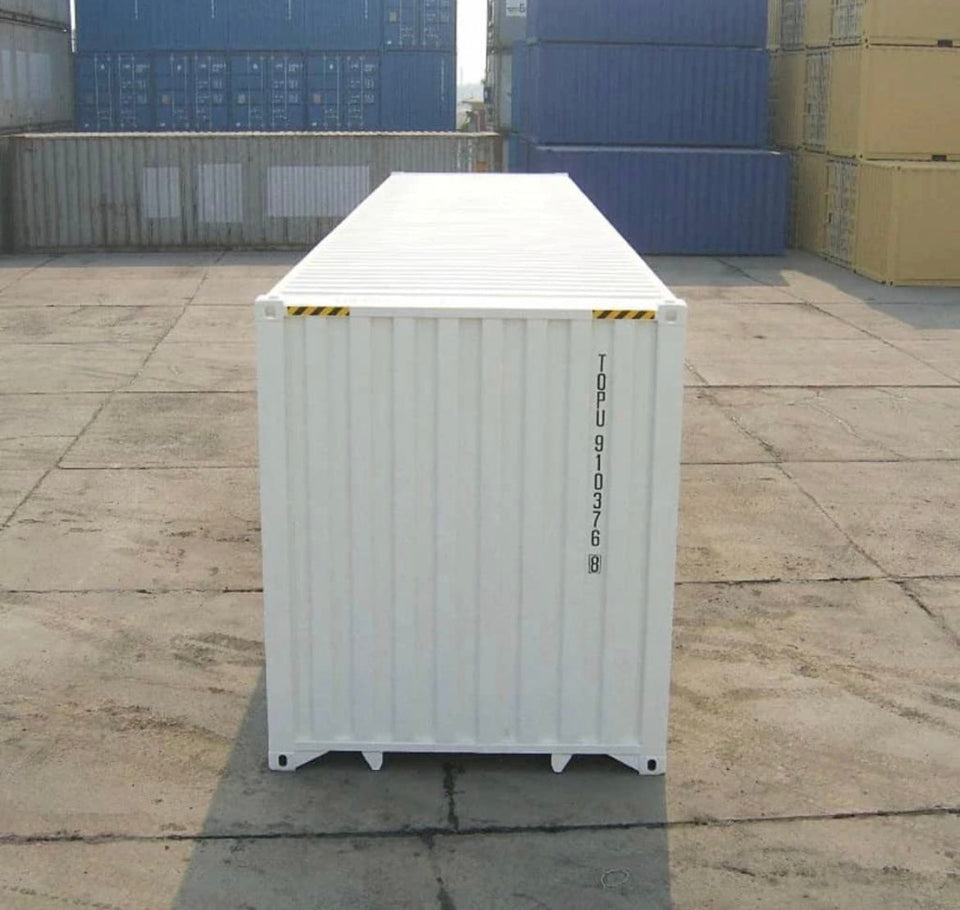 WEISSER 40-FUSS-VERSANDCONTAINER - NEU