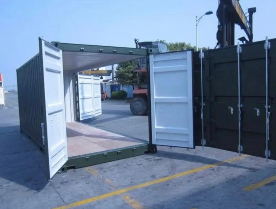 20-FUSS-SEEFRACHTCONTAINER MIT SEITLICHER ÖFFNUNG - WIE NEU