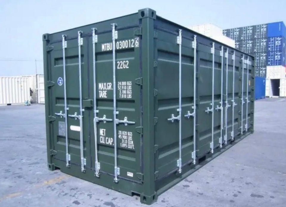 20-FUSS-SEEFRACHTCONTAINER MIT SEITLICHER ÖFFNUNG - WIE NEU