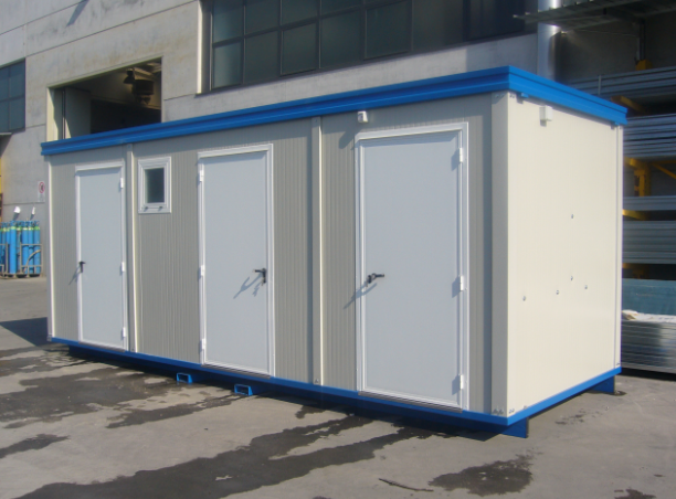 Duschkabine (Abm. 6,00 x 2,40 m)