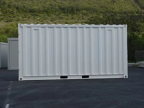 15-FUSS-LAGERCONTAINER, WEISS – NEU
