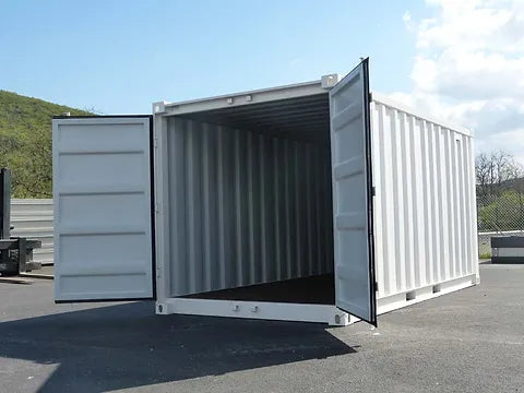 15-FUSS-LAGERCONTAINER, WEISS – NEU