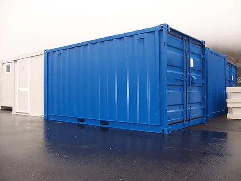 BLAUER 15-FUẞ-CONTAINER – NEU