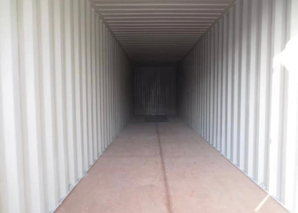 WEISSER 40-FUSS-VERSANDCONTAINER - NEU