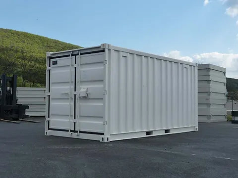15-FUSS-LAGERCONTAINER, WEISS – NEU