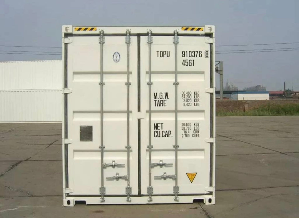 WEISSER 40-FUSS-VERSANDCONTAINER - NEU