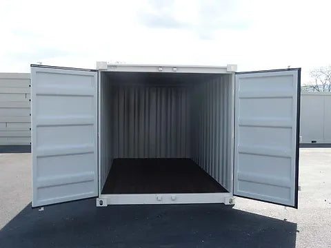 15-FUSS-LAGERCONTAINER, WEISS – NEU